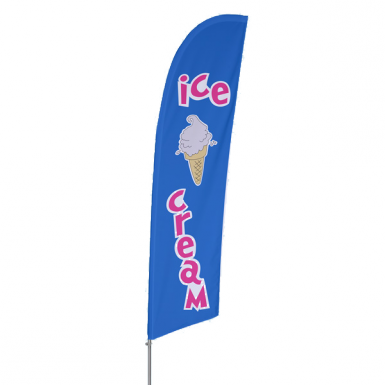 Ice Cream Flags | Verticle Message Banners | Vispronet