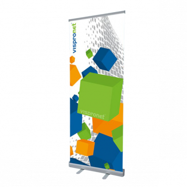 Roll Up Standard Retractable Banner Stands For Advertising Trade Roll Up Standard