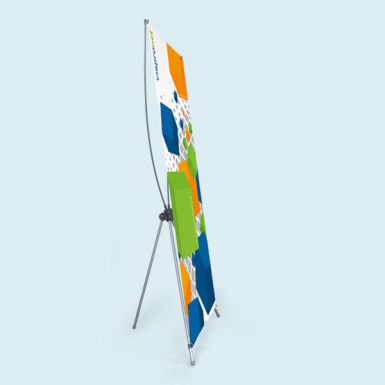 X-Banner Stand Deluxe for Advertising & Trade Show Marketing Displays