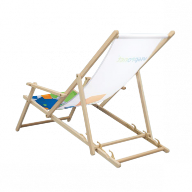 Promo Beach Chair w/ Arm Rest - Custom Advertising Chair