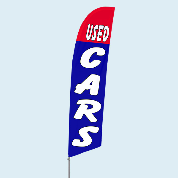 Used Car Flags | Blue, Red & White Color Scheme - Vispronet