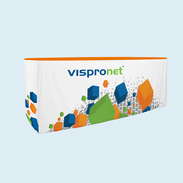 Fitted Table Throw w/ Full Print Custom Table Covers