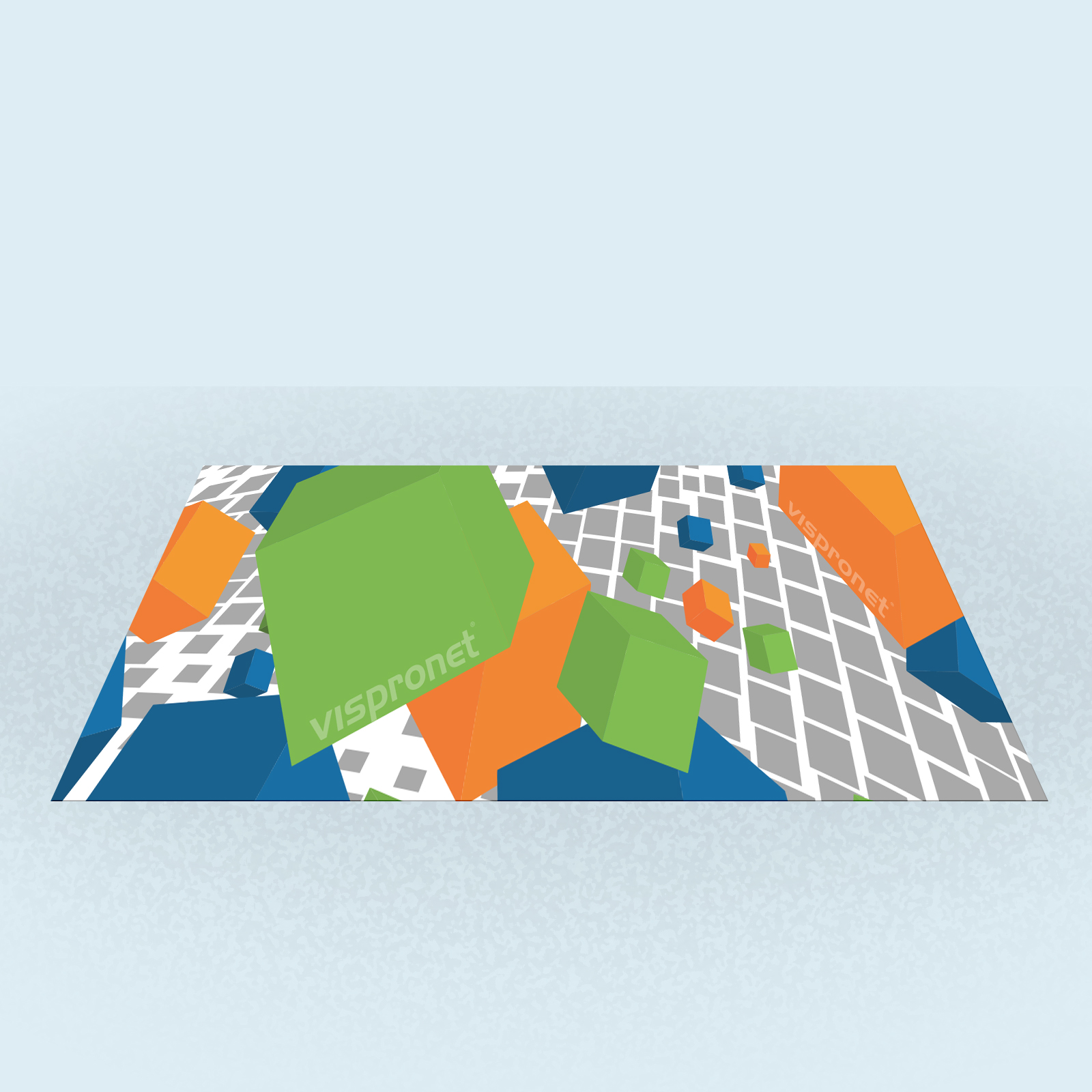 Outdoor Floor Graphic Decal Landscape Custom Printed Floor Decals