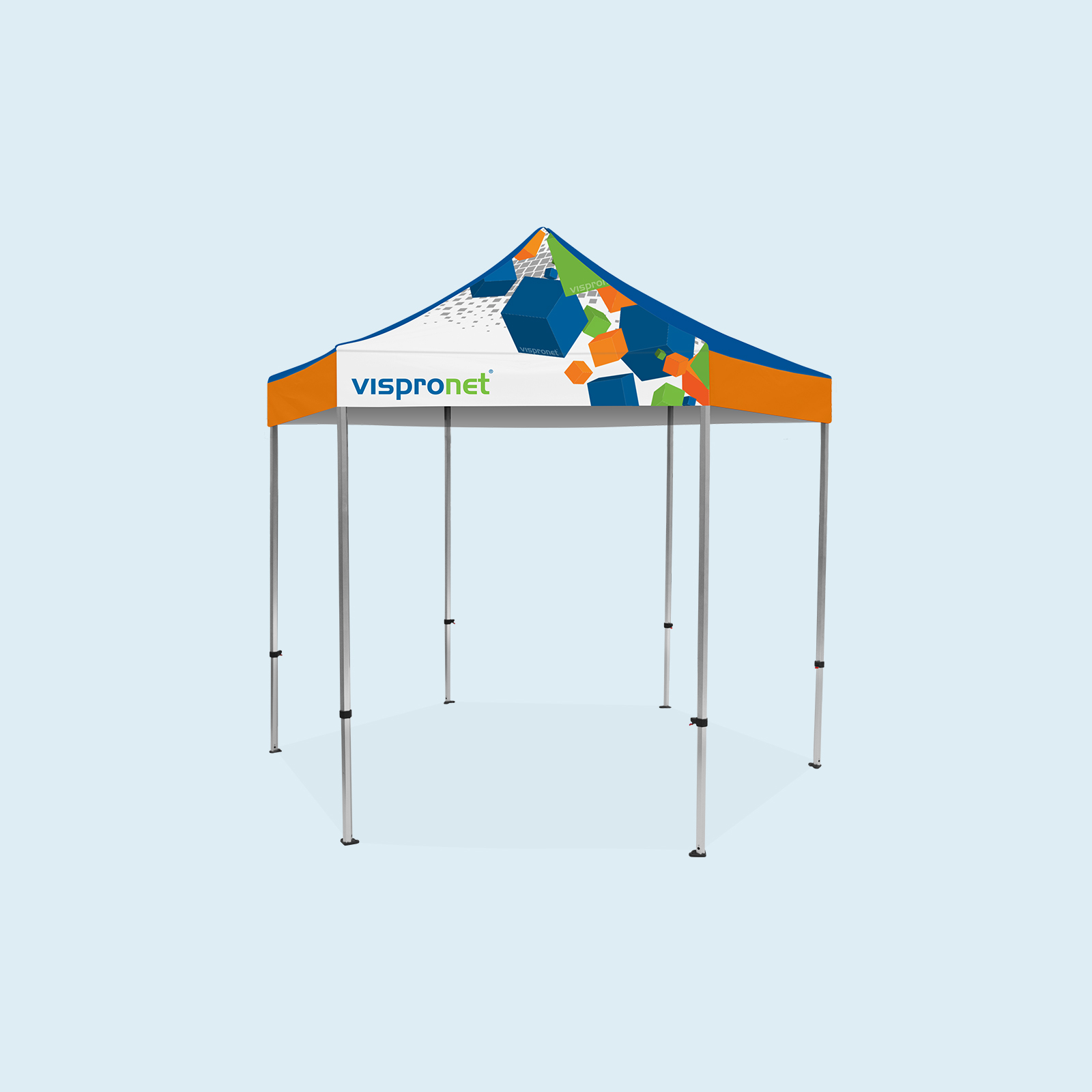 10x10 Pavilion Pop  Up  Tent  w Full Print Custom Event Canopy 
