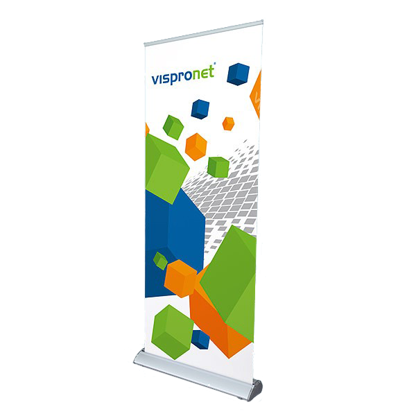 roll up deluxe retractable banner stands for advertising trade roll up banner