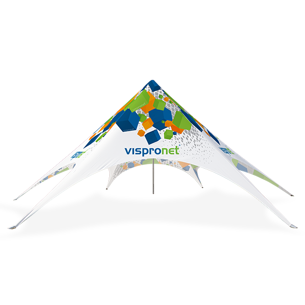 Star Tent 56ft with Full Print Single Pole Tent