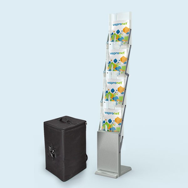 Portable Magazine & Catalog Rack for Trade Shows & Conference Displays & Exhibits