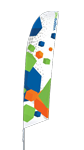 Angled Feather Flag