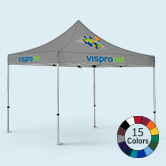 pop up tent with company logo