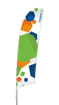 Concave Feather Flag